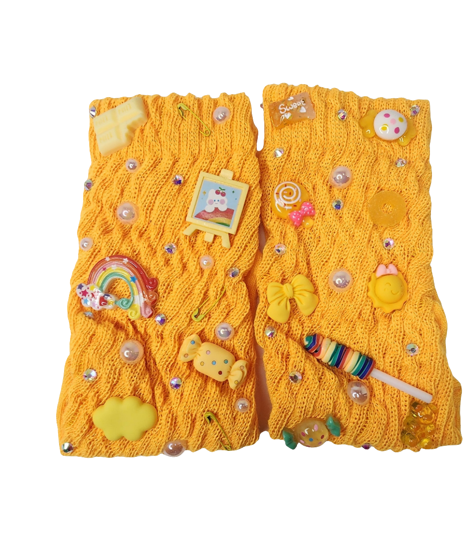 Yellow Gold Junkie socks