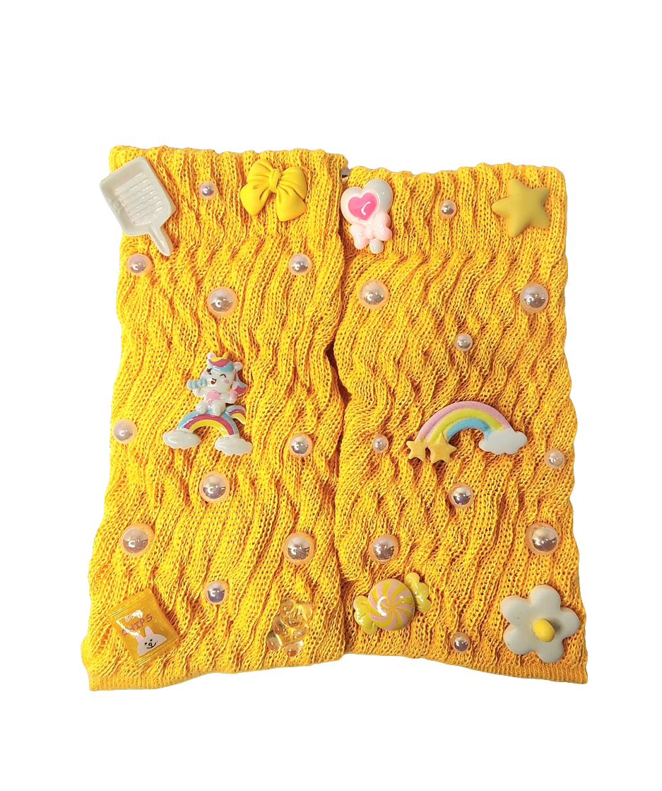 Yellow Gold Junkie socks