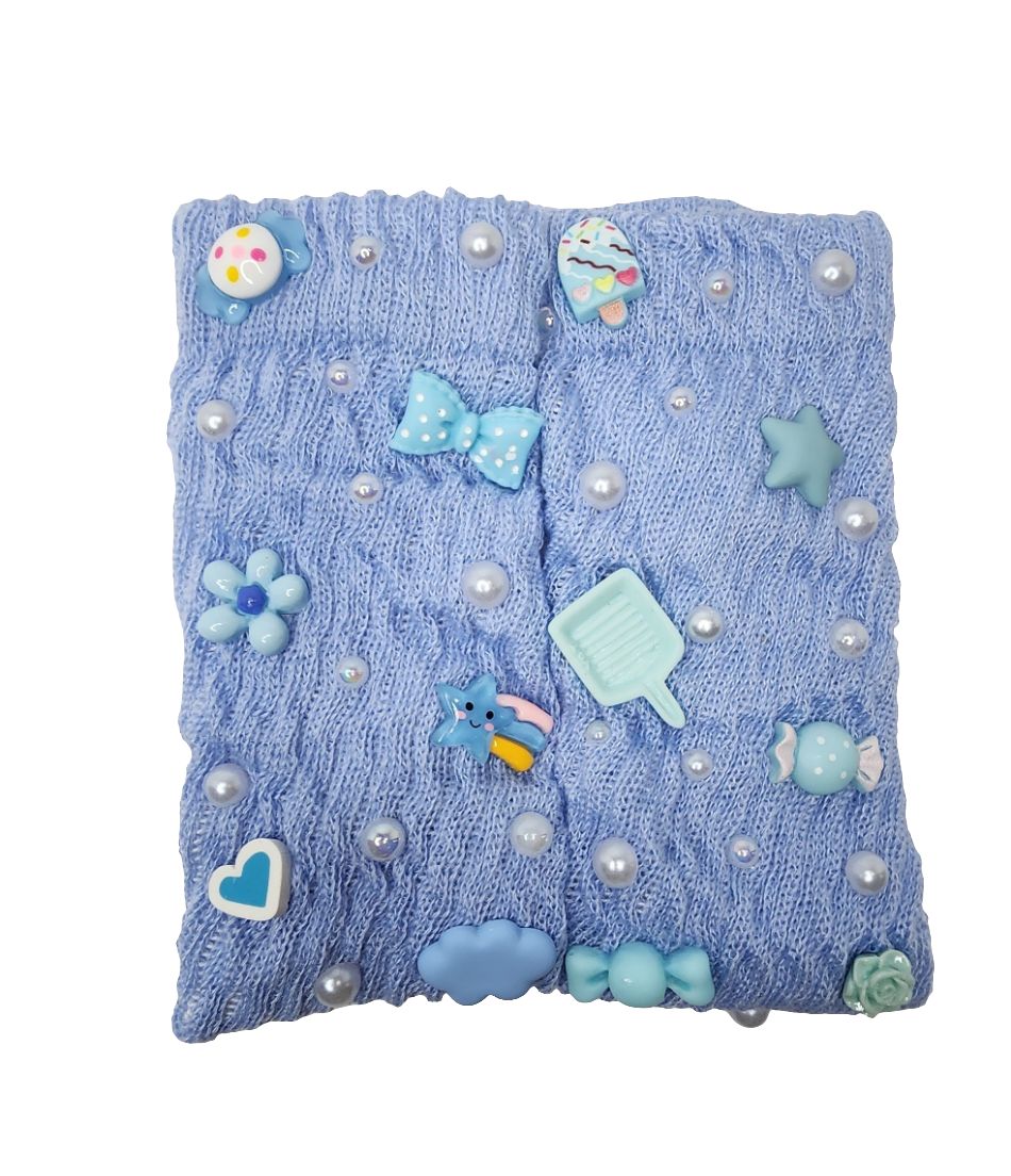 Baby Blue Junkie socks