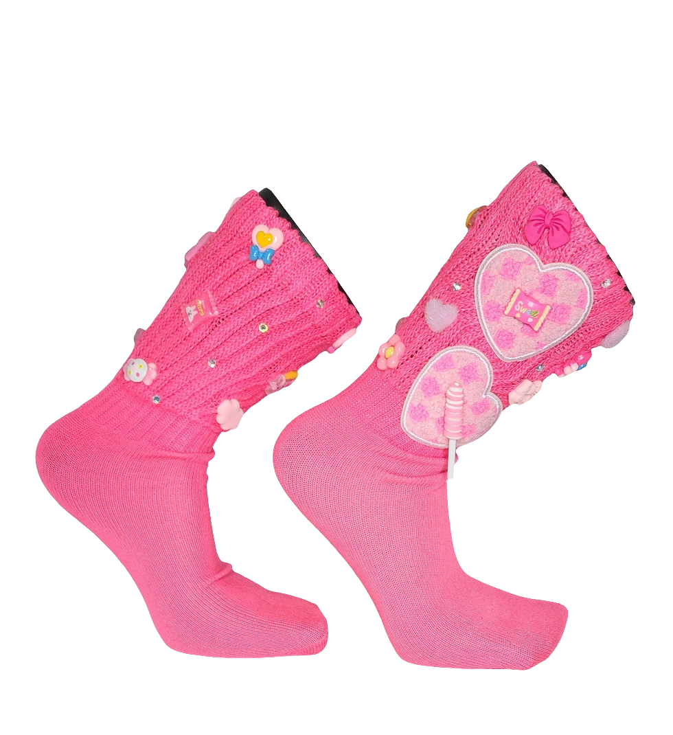 Pink Princess Junk Socks