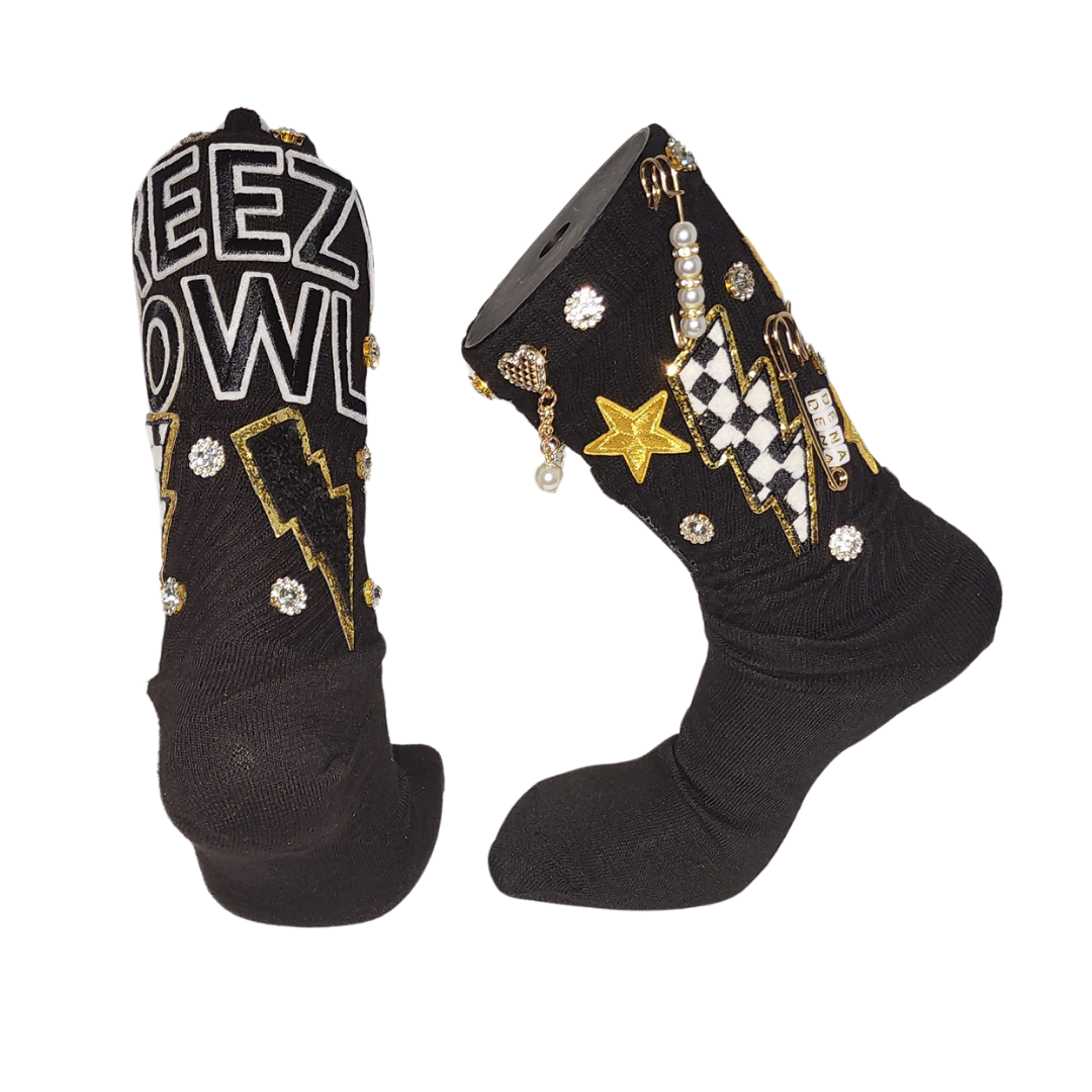 CB Breezy Bowl Designer Black Junkie socks