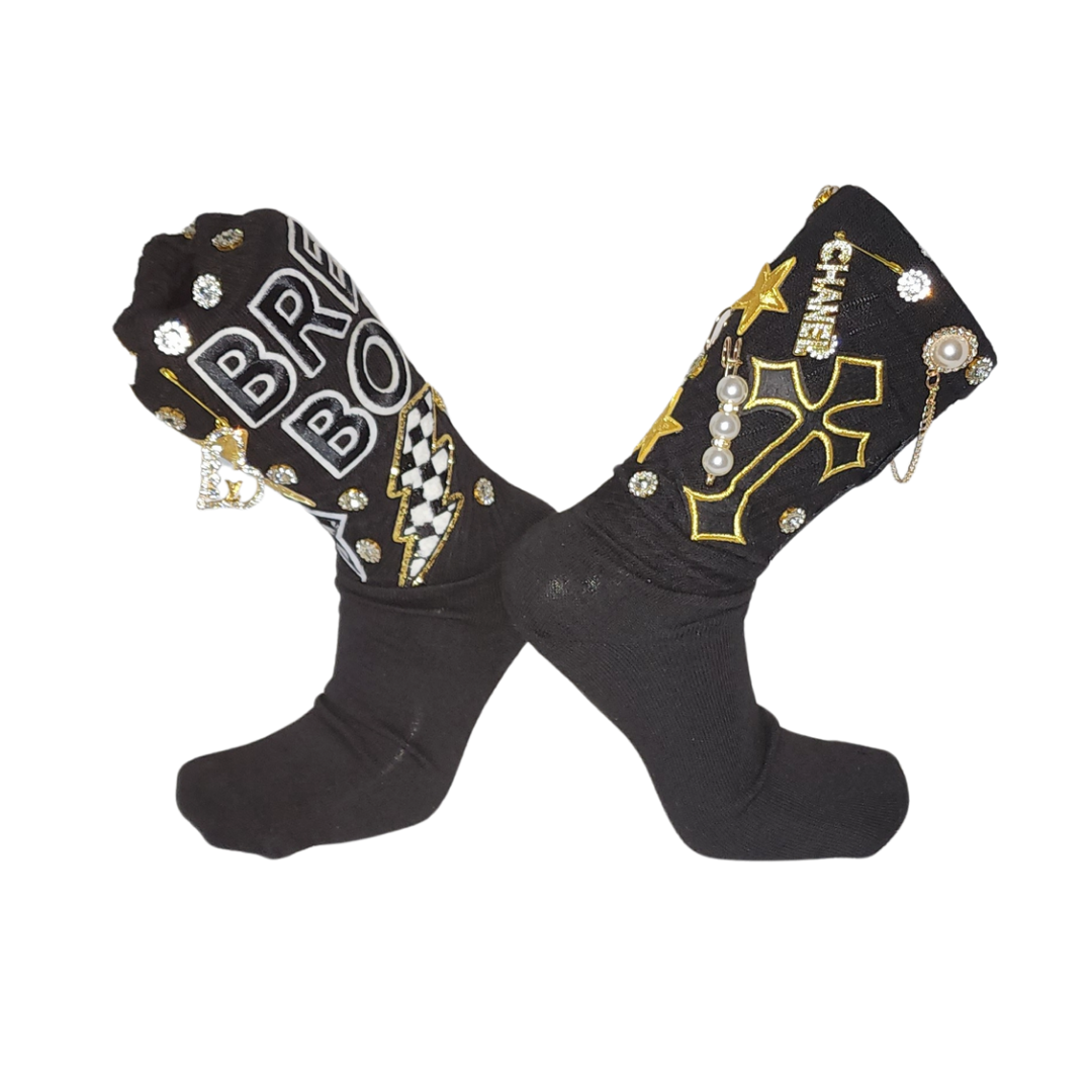 CB Breezy Bowl Designer Black Junkie socks