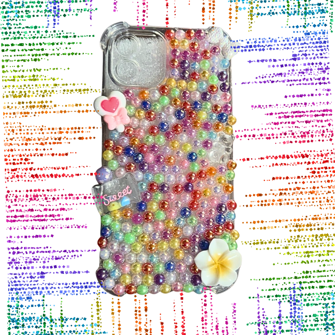 Multi-Color Pearl Junk phone case