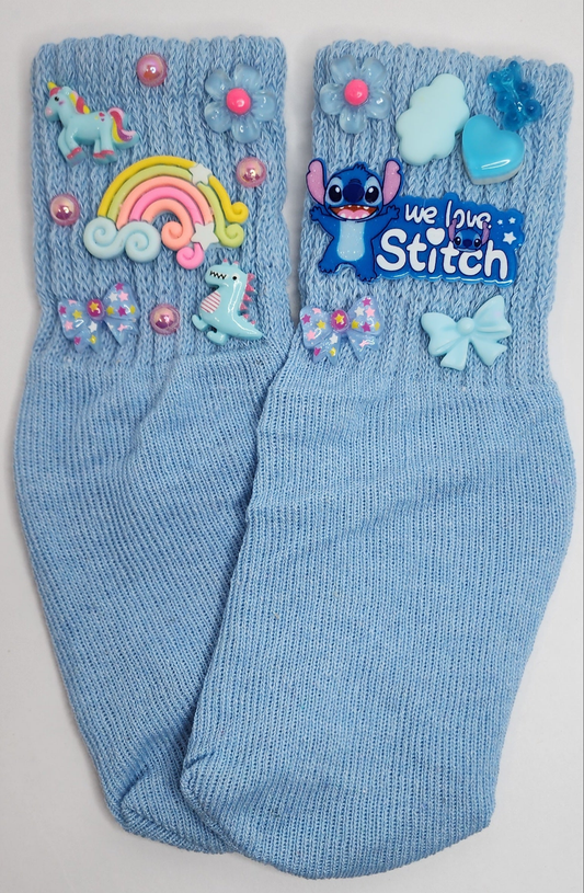 Children Assorted Blue Junk Socks 💙