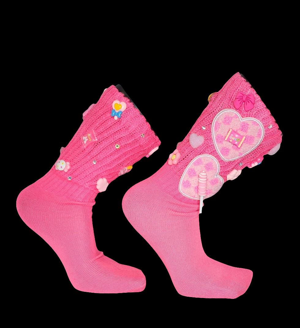 Pink Princess Junk Socks