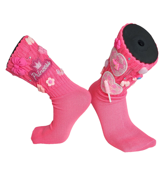 Pink Princess Junk Socks