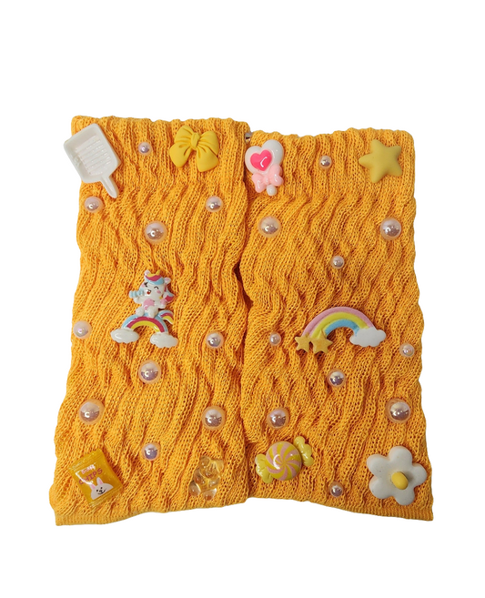 Yellow Gold Junkie socks