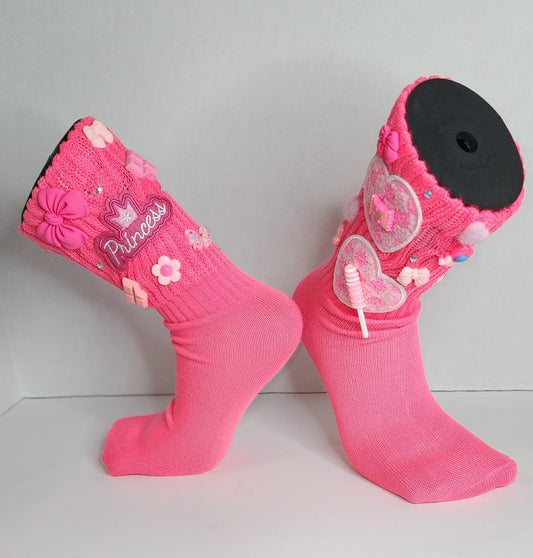 Pink Princess Junk Socks