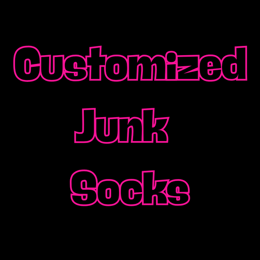 Customized Designer Junk Socks (read description fully before purchasing)