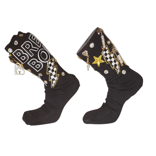 CB Breezy Bowl Designer Black Junkie socks