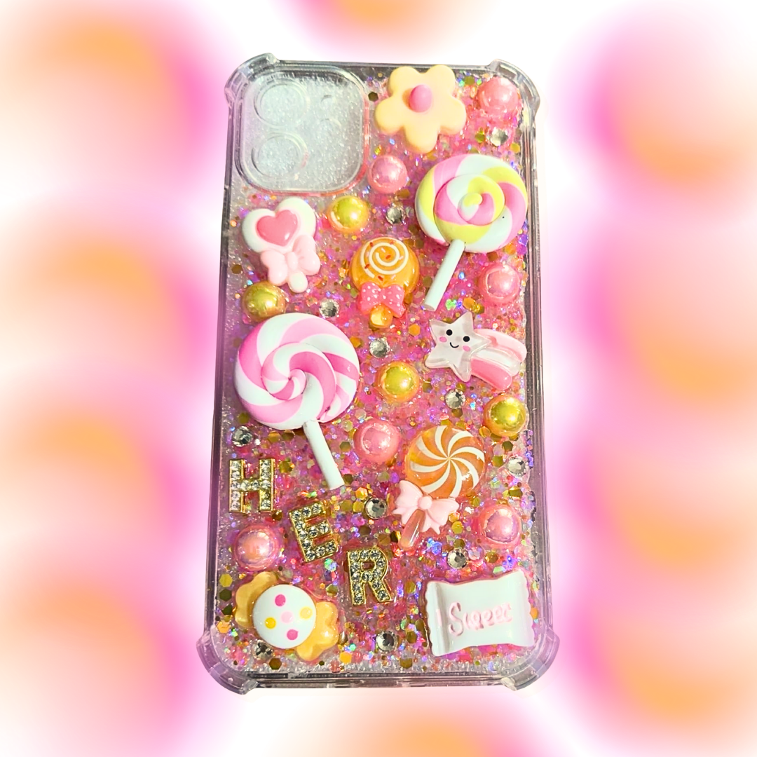 HER Pink/Yellow Candy Junk phone case