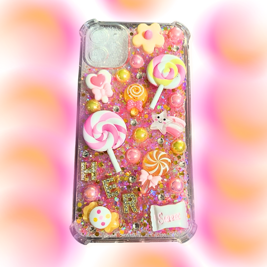 HER Pink/Yellow Candy Junk phone case