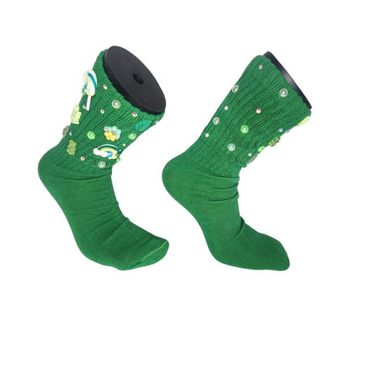 Green Fashion Junkie socks