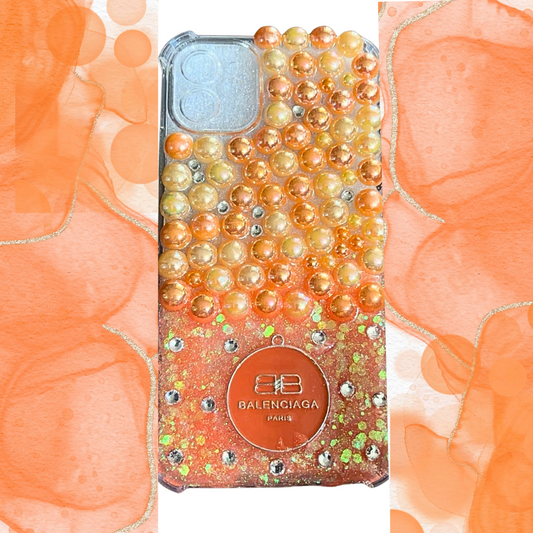 Peach and Orange Pearl Junk phone case